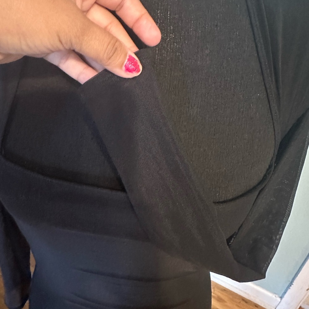 Abercrombie & Fitch Black Long Sleeve Bodysuit - Picture 5 of 7